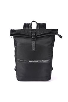 BLACK BACKPACK MAN ROCCO BAROCCO ROCCO BAROCCO | RBRB10201NERO